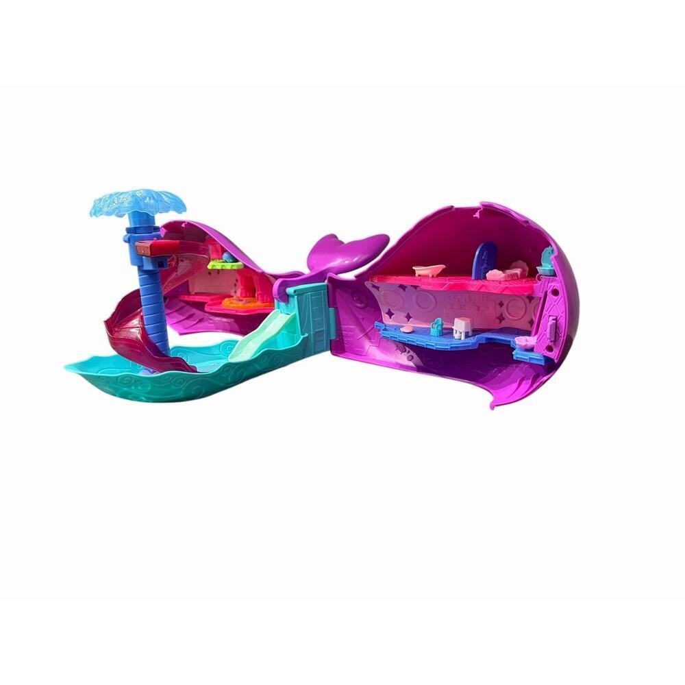 Polly Pocket Sparkle Cove Adventure Narwhal Cruise Ship Playet W/ One Figure - Picture 11 of 16